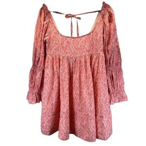 Pilcro | Dresses | Anthropologie Pilcro Black And Pink Babydoll Mini Dress  Medium | Poshmark